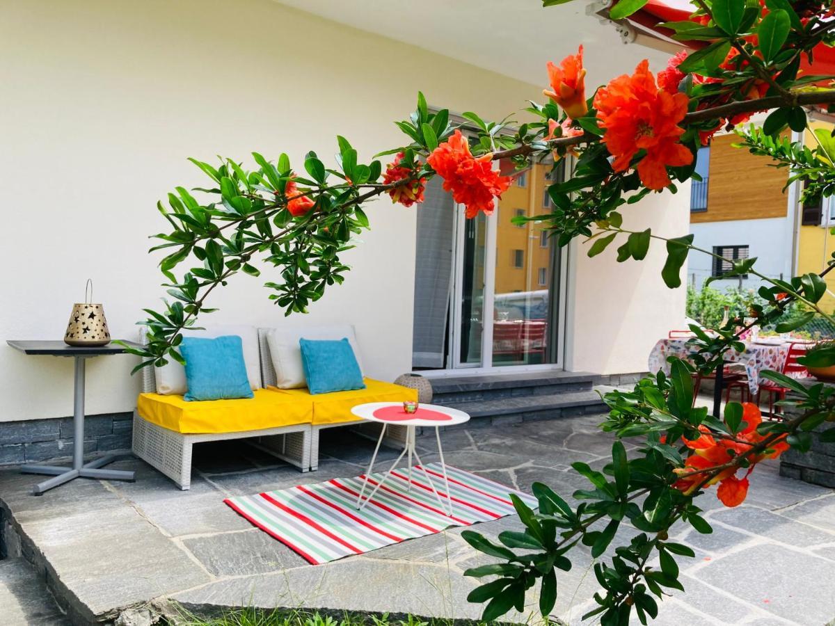 Appartamento Con Giardino Al Melograno Locarno Bagian luar foto